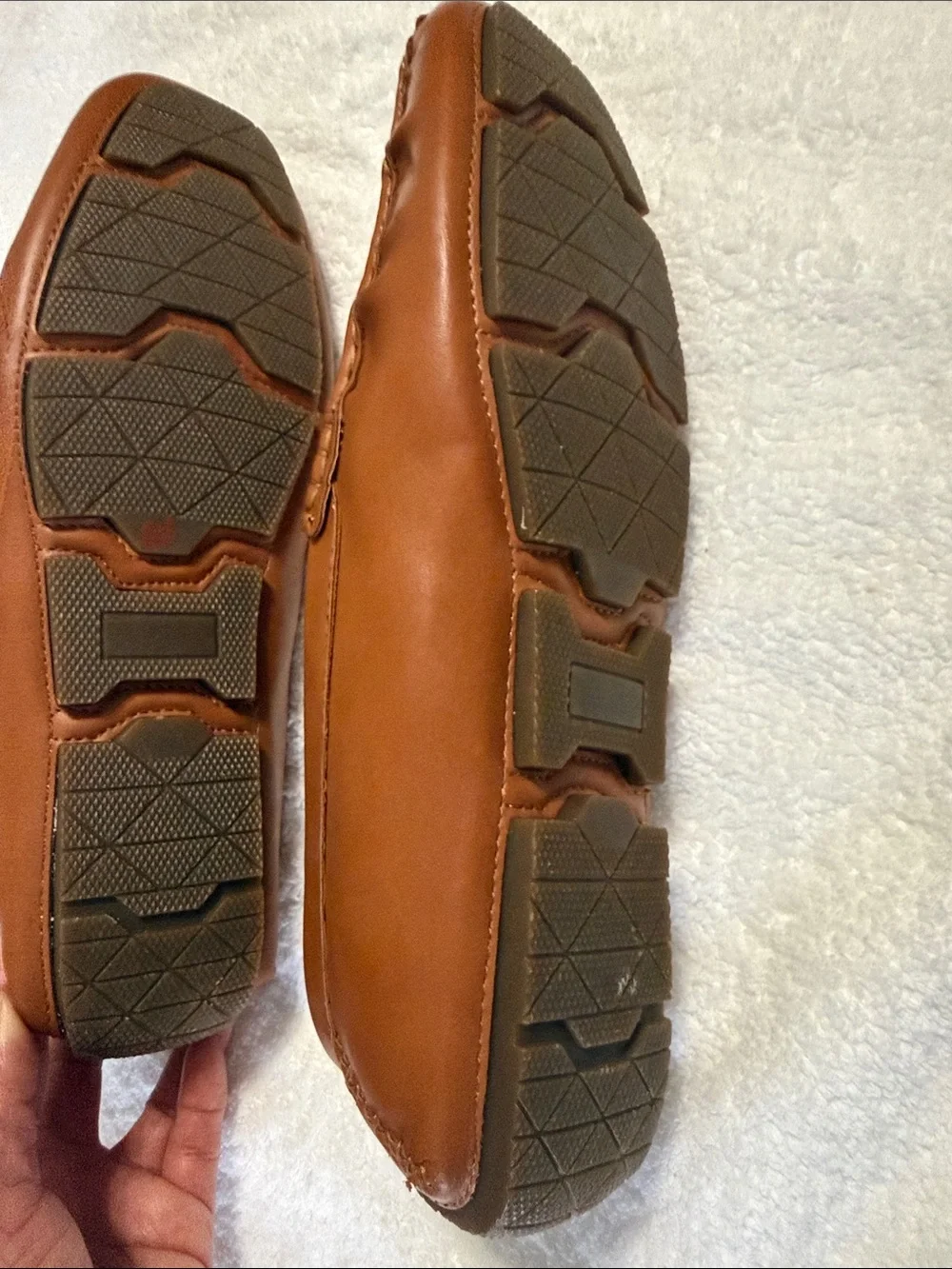 Men's Classic Cognac Leather Slip-On Loafers